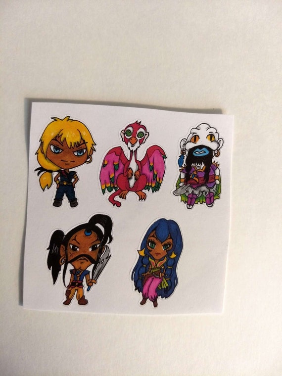 The Pirates Of Dark Water 90s Stickers Set Anime Manga Etsy