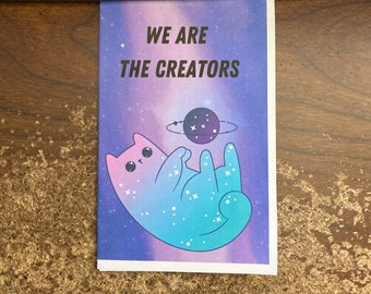 We are the creators mini zine | Poetry | Mental health zines | minizine