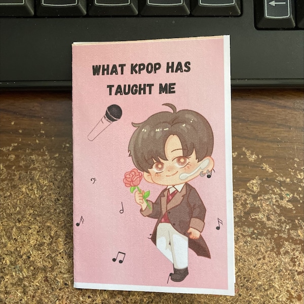 What KPOP has taught me 1 mini zine | Mental health zines | minizine | Korean