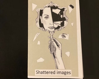 Shattered images mini zine | Poetry Mental health zines