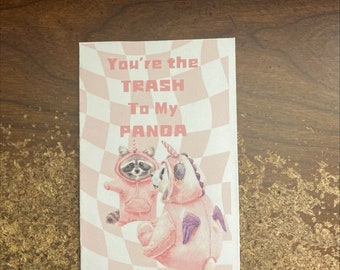 You're the trash to my panda mini zine | Poetry | Mental health zines | minizine