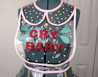 Crybaby Vinyl bib