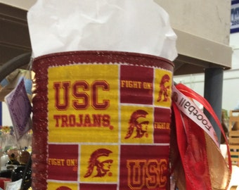 USC Trojans / usc graduation gift / usc trojan football / usc gift basket / usc football / graduation gift / usc centerpiece / usc mom gift