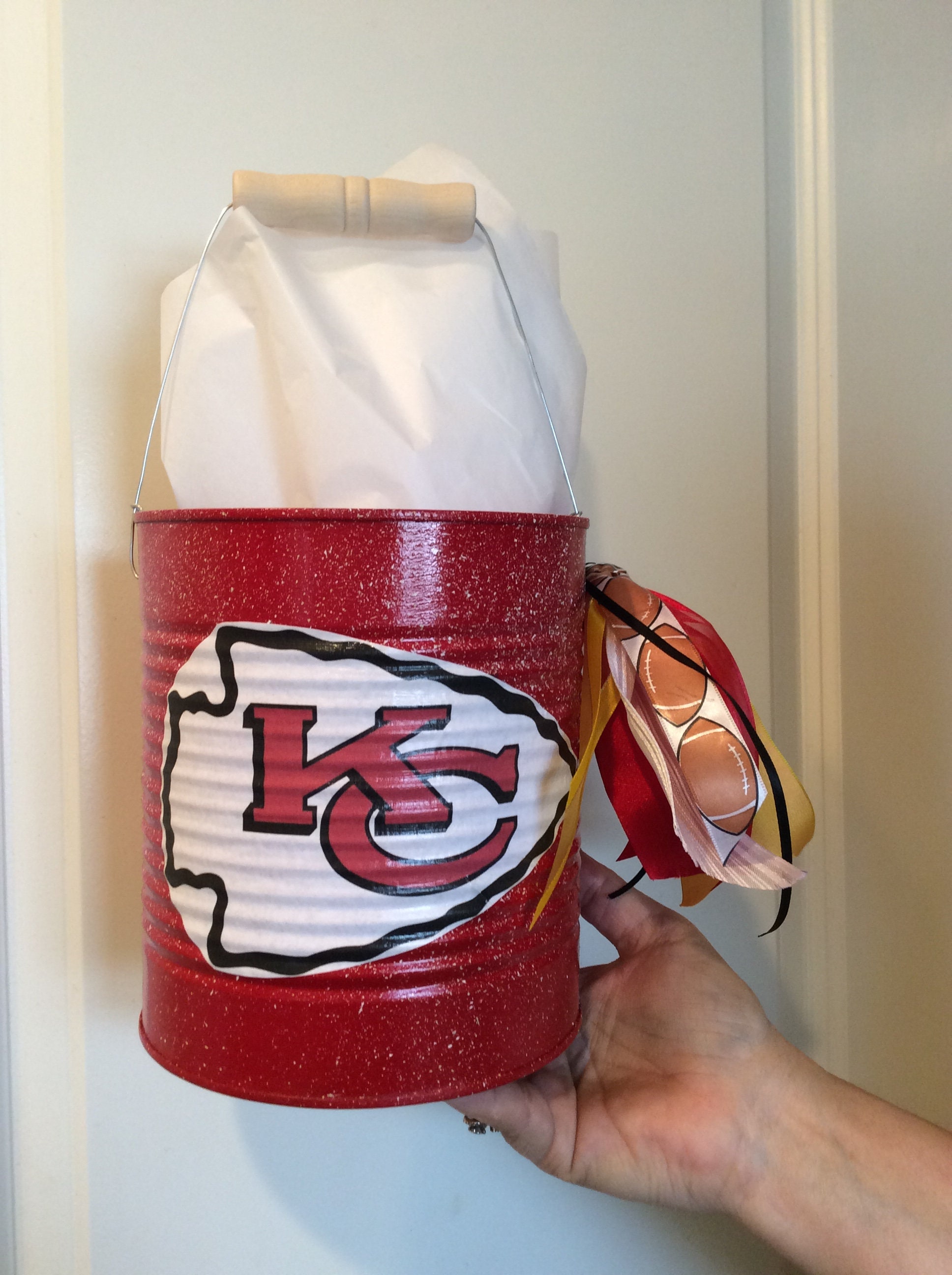 Kansas City Chiefs / Gift Can / Party Decor / Party Item / 