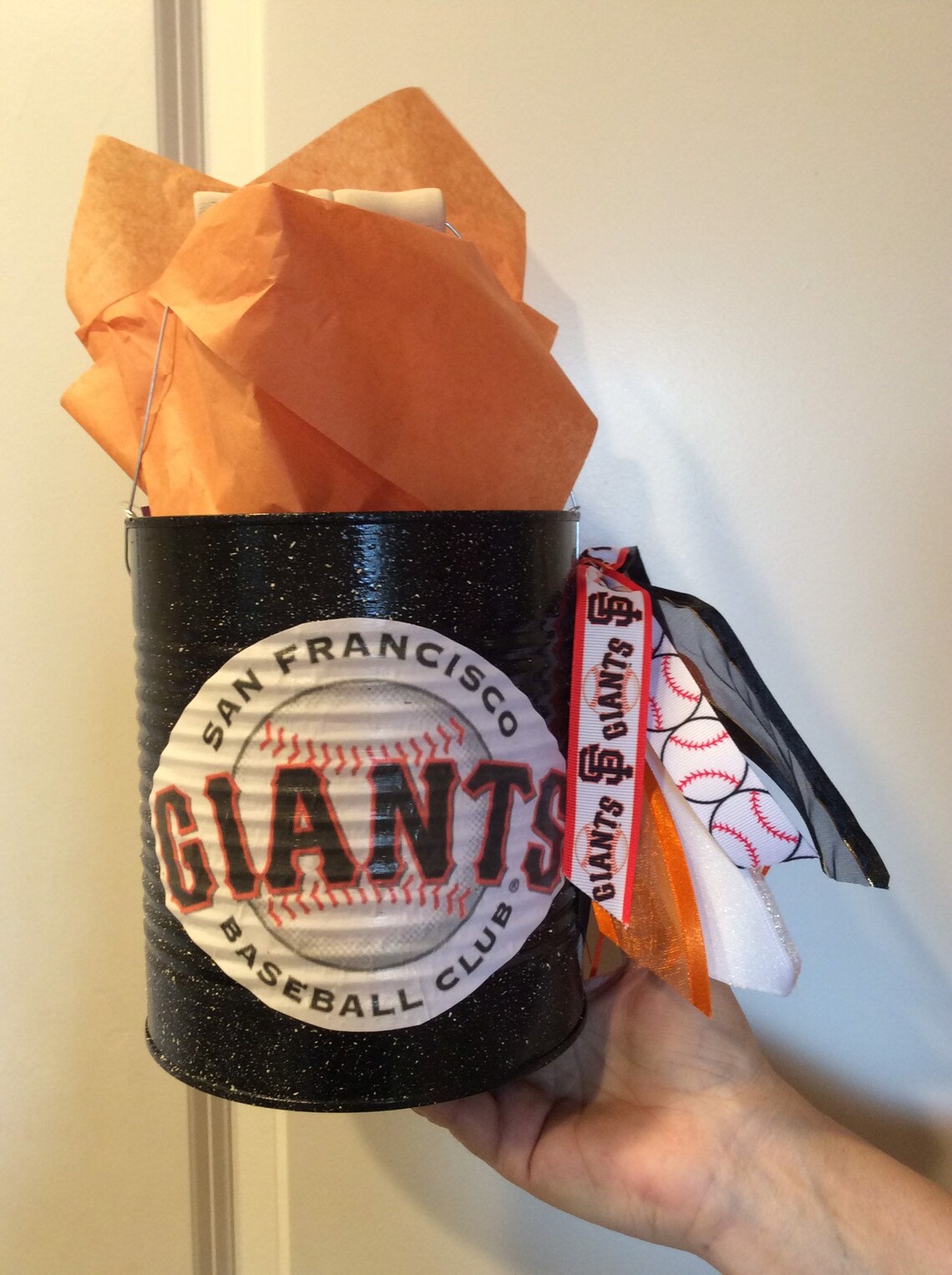 Birthday gift San Francisco Giants baseball gift can Willie Etsy