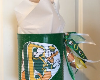 Oregon Ducks / Graduation Gift / Duck Fan / Oregon Duck Fan / Gift for Dad / Pac 12 / Party Decor / Centerpiece / College Football /