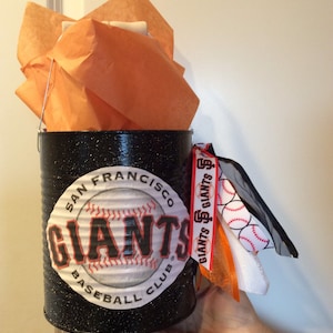 San Francisco Giants baseball gift can/ Willie Mays/ Barry bonds / Buster Posey / Madison Bumgarner