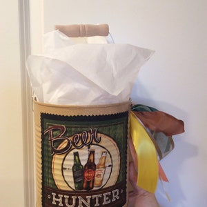 Birthday gift, Who’s the beer hunter? Dads beer bucket for Dads day will make him happy, Fathers Day gift