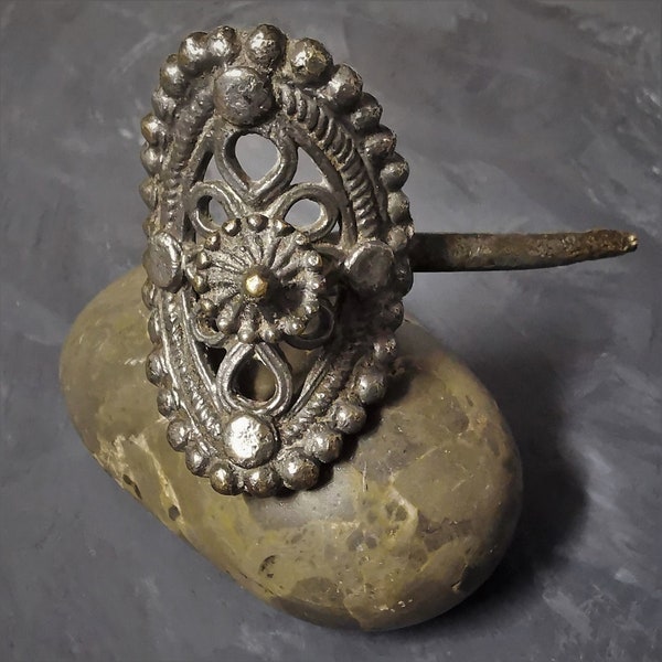 Old Ethnic Tribal Collectible Toe Ring from India