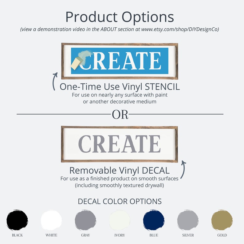 Custom Single-Line Text STENCIL or DECAL / Custom Stencil / One-Time Use Adhesive Vinyl Stencil / Reverse Vinyl Stencil / Vinyl Decal image 4
