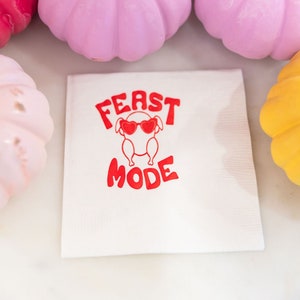 feast mode thanksgiving napkins