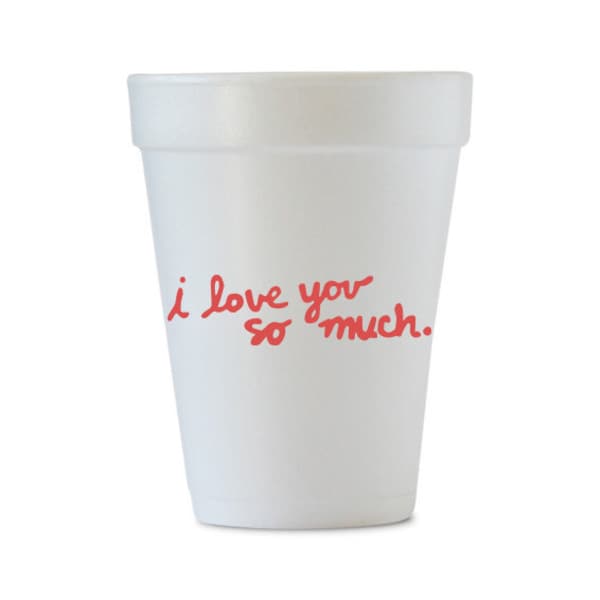 I Love You So Much Styrofoam Cups, Bachelorette Styrofoam Cups, Bachelorette Party Supplies, Cute Styrofoam, Foam Party Cups, Party Decor