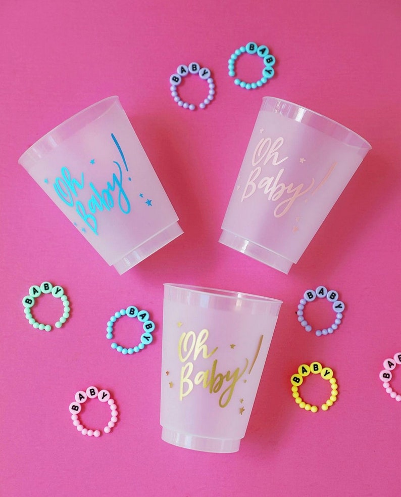 baby shower cups