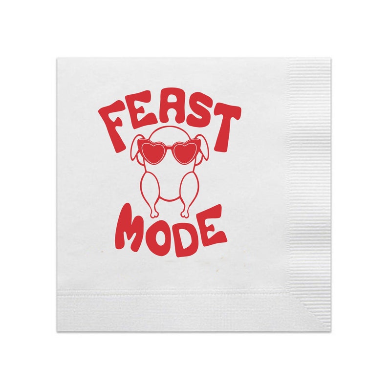 feast mode thanksgiving napkins
