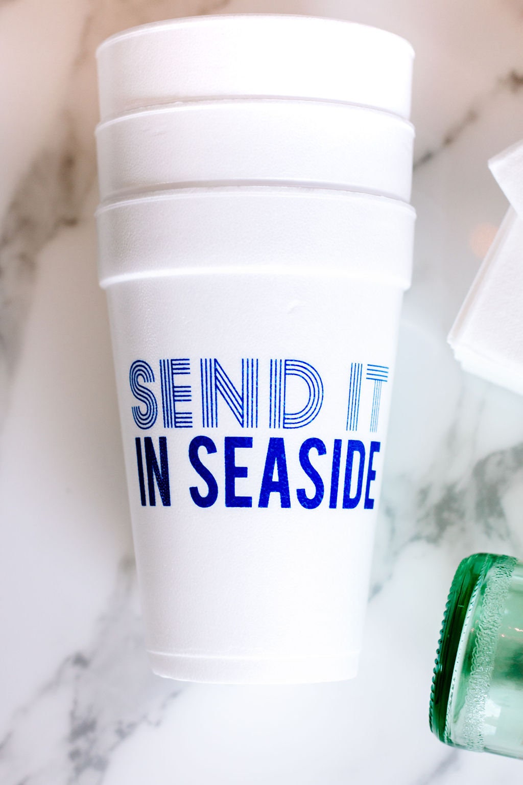 Custom Design Styrofoam Party Cups Personalized Party Etsy