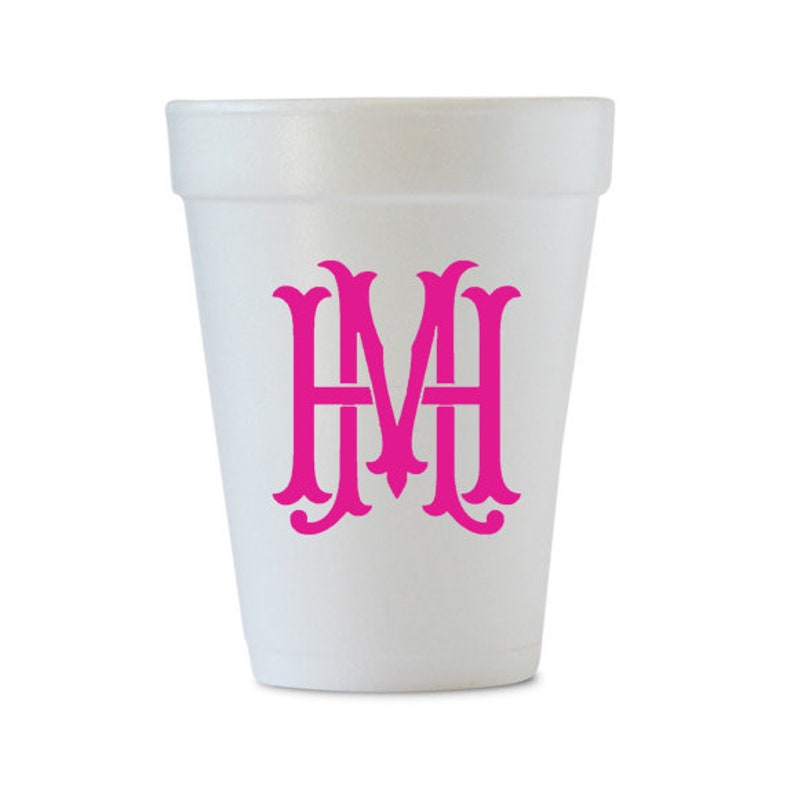 Monogram Cups - Custom