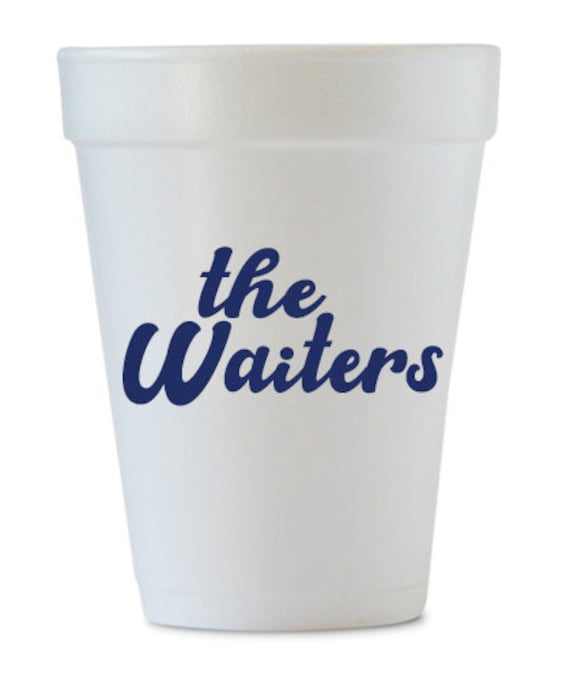 Last Name Cups Disposable Party Cups Custom Styrofoam Cup Personalized Housewarming Party Supplies Custom Last Name Styrofoam Party Cups