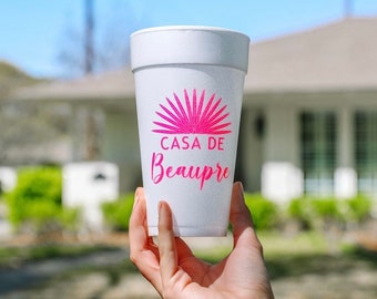 Custom - Casa de Karas Styrofoam & Napkins
