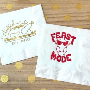 friendsgiving cocktail napkins