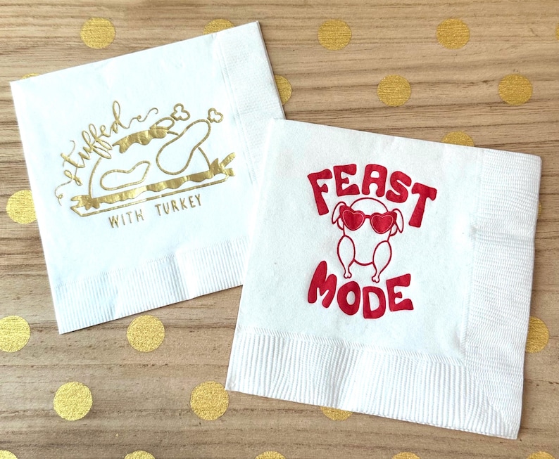 friendsgiving cocktail napkins