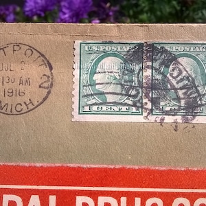 1916-17 George Washington 1 Cent Stamp