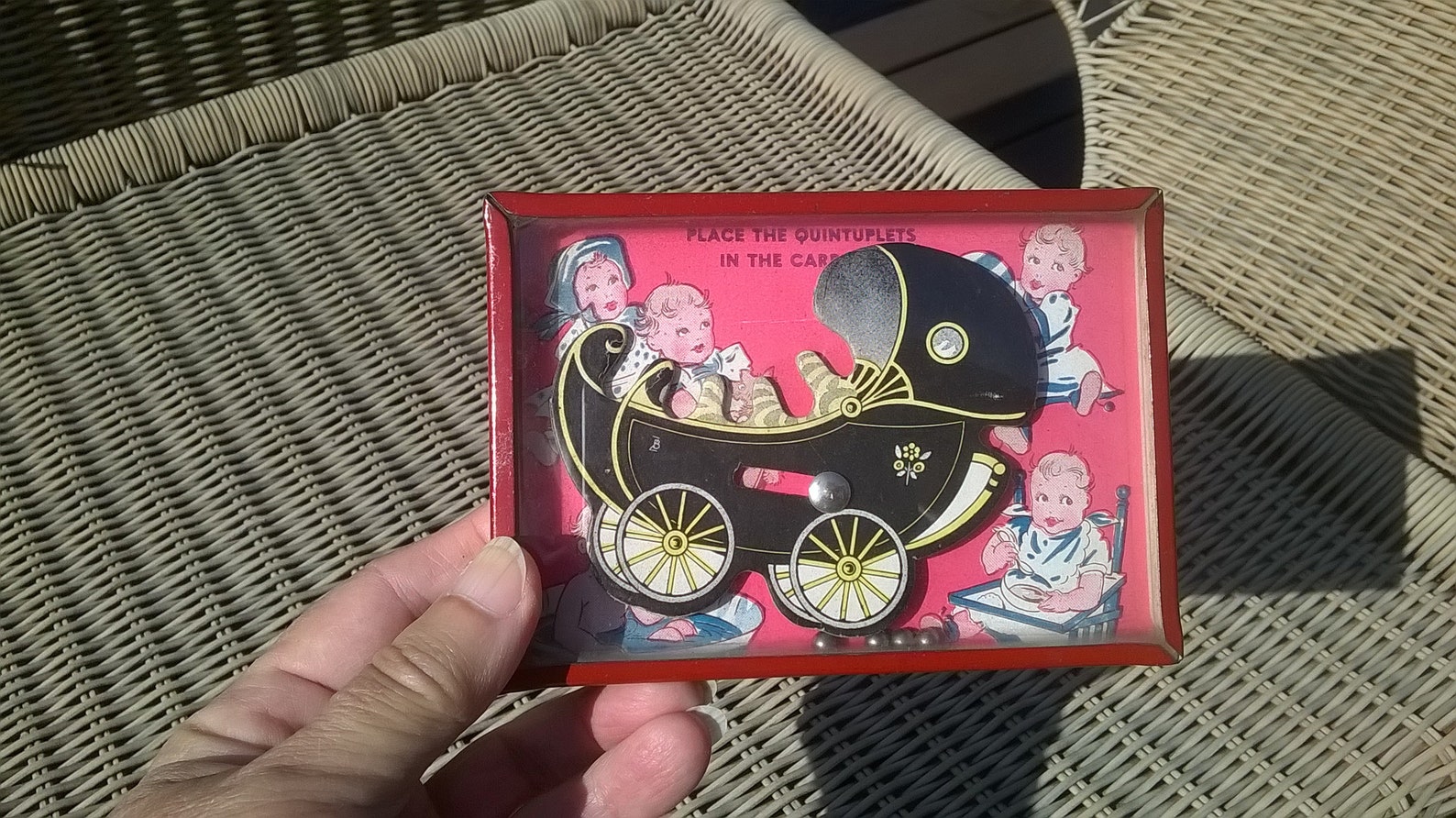 Vintage antiguos Quintuplets bebé carro juguete juego | Etsy