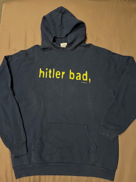 Vintage 90s The Vandals Punk Hitler Bad Front Hood