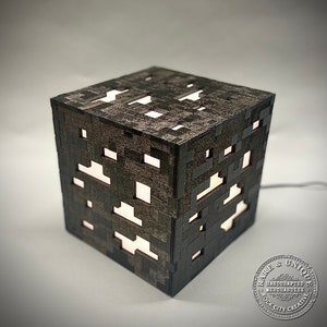 THE ORIGINAL Minecraft Inspired Ore Lamp, Nightlight, LED, Gamer Lamp, Nerd Gear, Mine Craft image 3