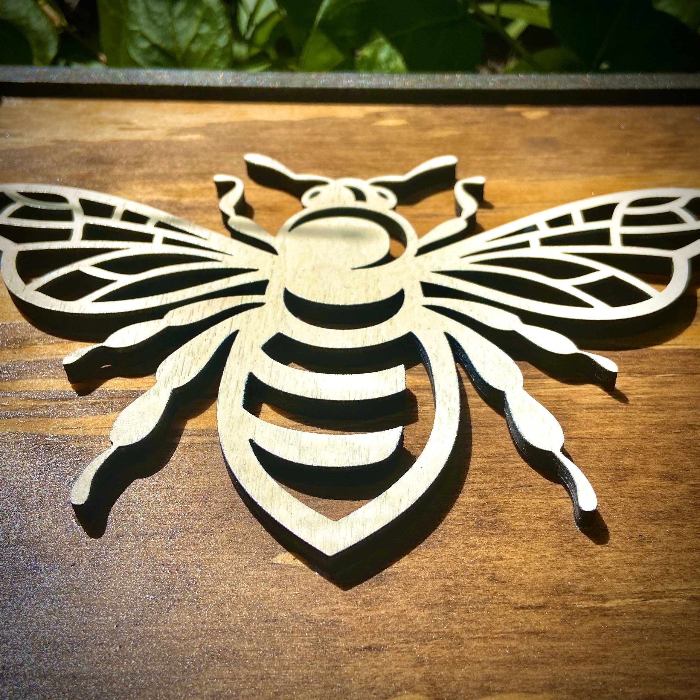 Rustic Bee Design Rustic Farmhouse, Bee Decor, Wood Sign, Home Decor Bee Sign ...