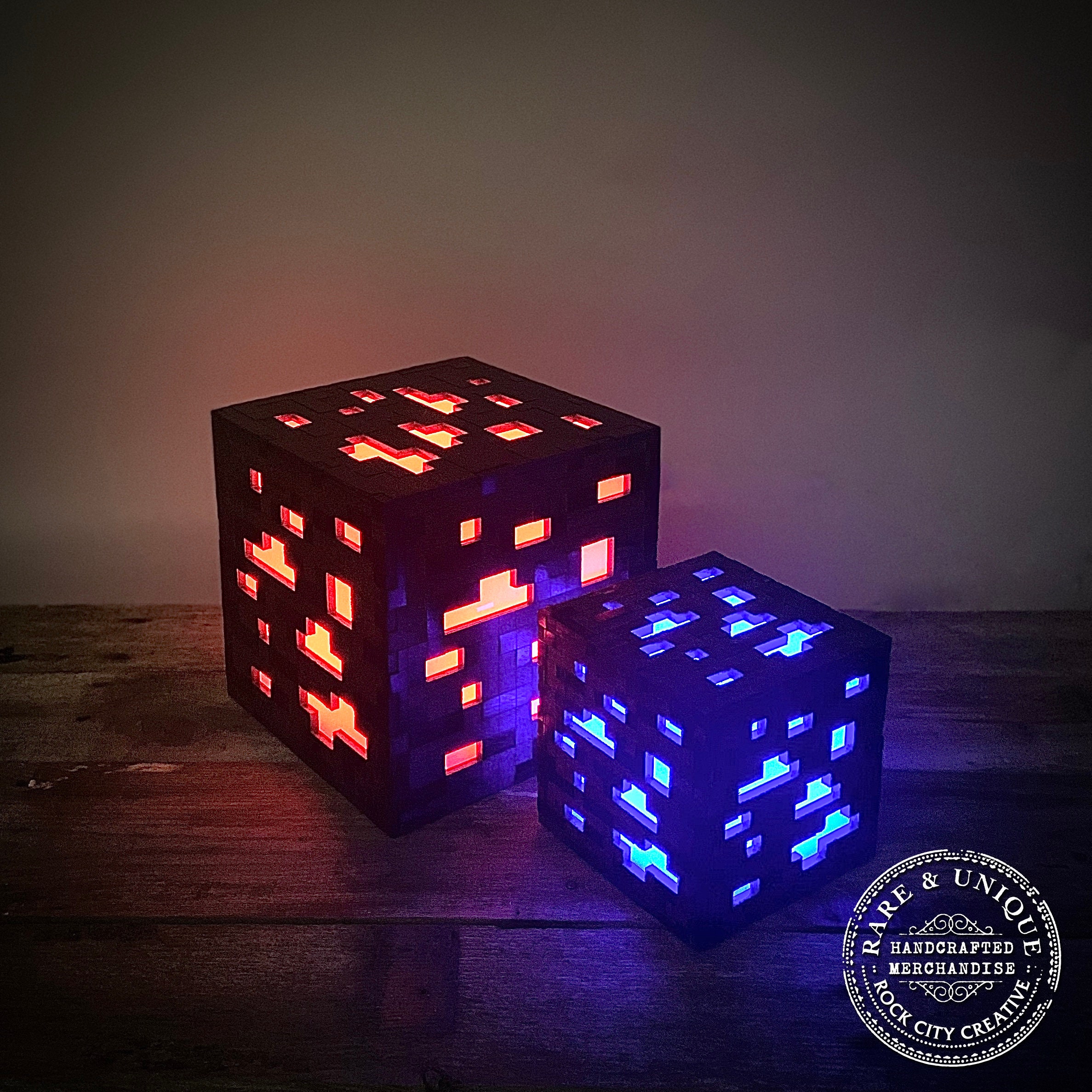 THE ORIGINAL Minecraft Inspired Ore Lamp, Nightlight, LED, Gamer Lamp, Nerd  Gear, Mine Craft - Etsy.de