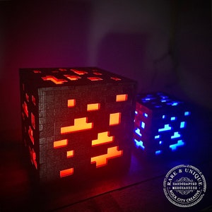 THE ORIGINAL Minecraft Inspired Ore Lamp, Nightlight, LED, Gamer Lamp, Nerd Gear, Mine Craft image 9