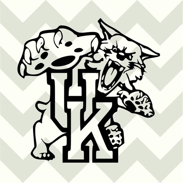 University of Kentucky-Kentucky Wildcats-SVG-DXF-PNG