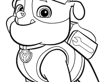 Free Free Paw Patrol Rubble Svg 310 SVG PNG EPS DXF File