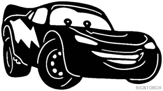 Cars-Lightning McQueen-DXF cut file | Etsy