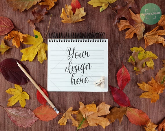 Spiral Notebook Mockup Spiral Bound Psd File Planner Multi