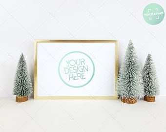 Download Golden Frames Framed Mockups Christmas Frame Png Gold Frame Mockup Styled Stock Photo Golden Christmas A4 Portrait 8x11 Frame Shinny Download Free Design Packaging Mockups PSD Mockup Templates