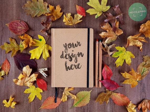 stationary mockup planner mockup notebook psd file a5 etsy