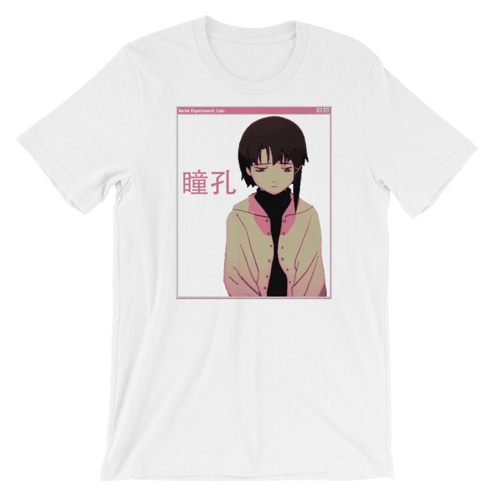 Lain Anime Shirt Manga Aesthetic Anime Gift Anime Etsy