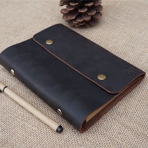 Mens journal Personalized journal leather personalized journal leather notebook refillable leather journal line paper leather journal