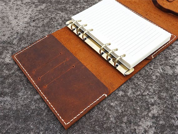 Personalized Leather Binder Custom Wallet Journal Wrap - Custom Leather Binder Personalized Leather Binder Custom Wallet Journal Wrap - Custom Leather Binder