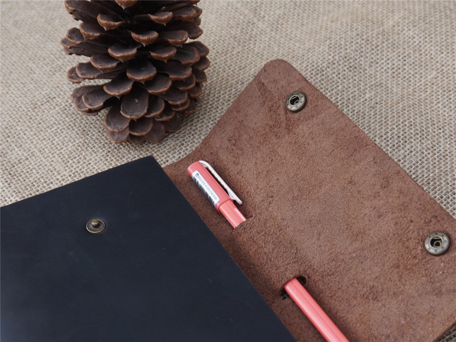 Custom Leather Planner Personalized Planner Engraved Etsy