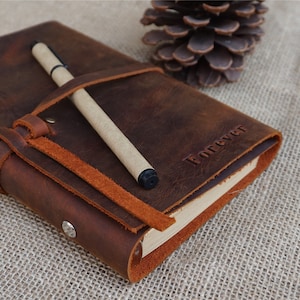 Personalized leather binder custom organizer binder handmade planner organizer  personalized journal notebook FREE PERSONALIZED