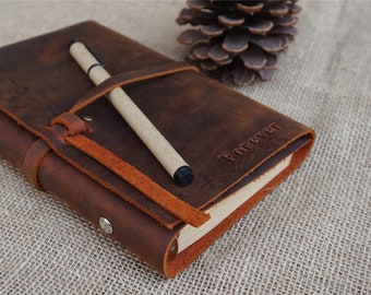 Personalized leather binder custom organizer binder handmade planner organizer  personalized journal notebook FREE PERSONALIZED