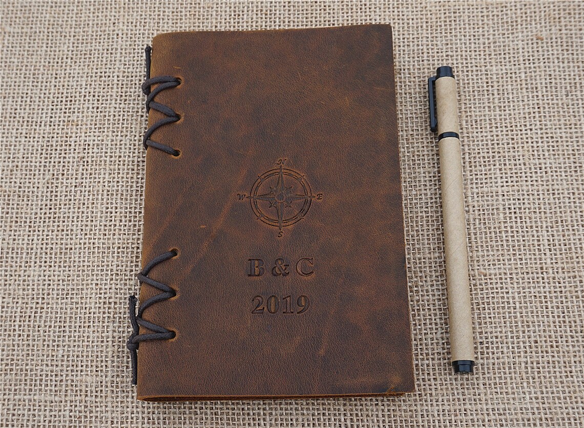 Personalized Leather Journal Custom Leather Notebook Handmade - Etsy