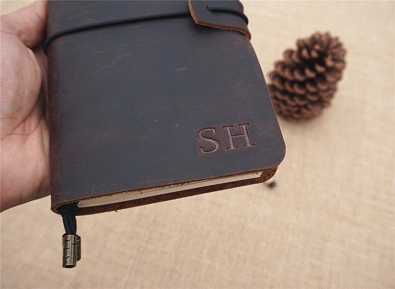 Travel Journal Personalized Leather Travel Journal Custom Etsy