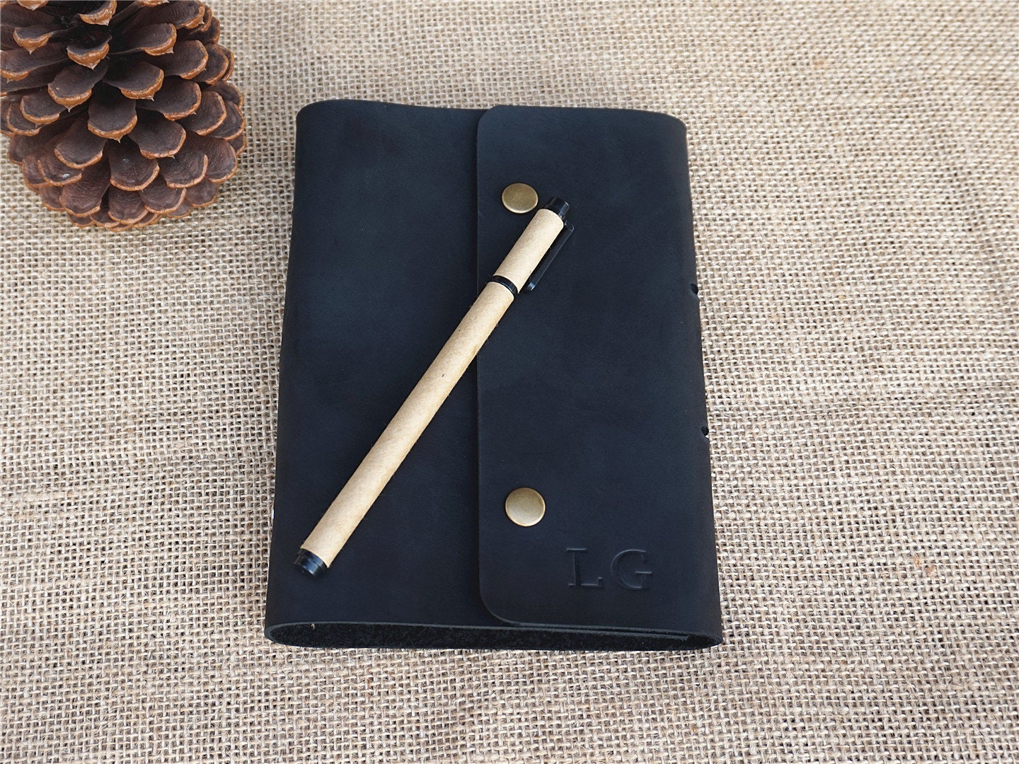 Handmade Planner Binder Leather Binder Planner Personalized Etsy
