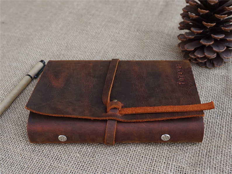Personalized Leather Journal Custom Leather Journal Lined Etsy