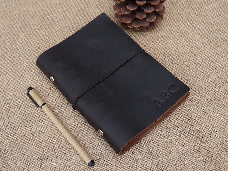Refillable Leather Journal Personalized Leather Journal Etsy Australia