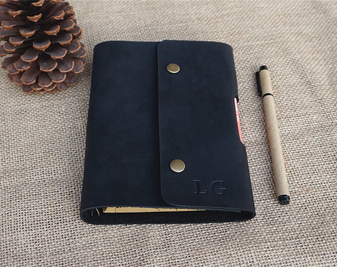 Handmade Planner Binder Leather Binder Planner Personalized Etsy
