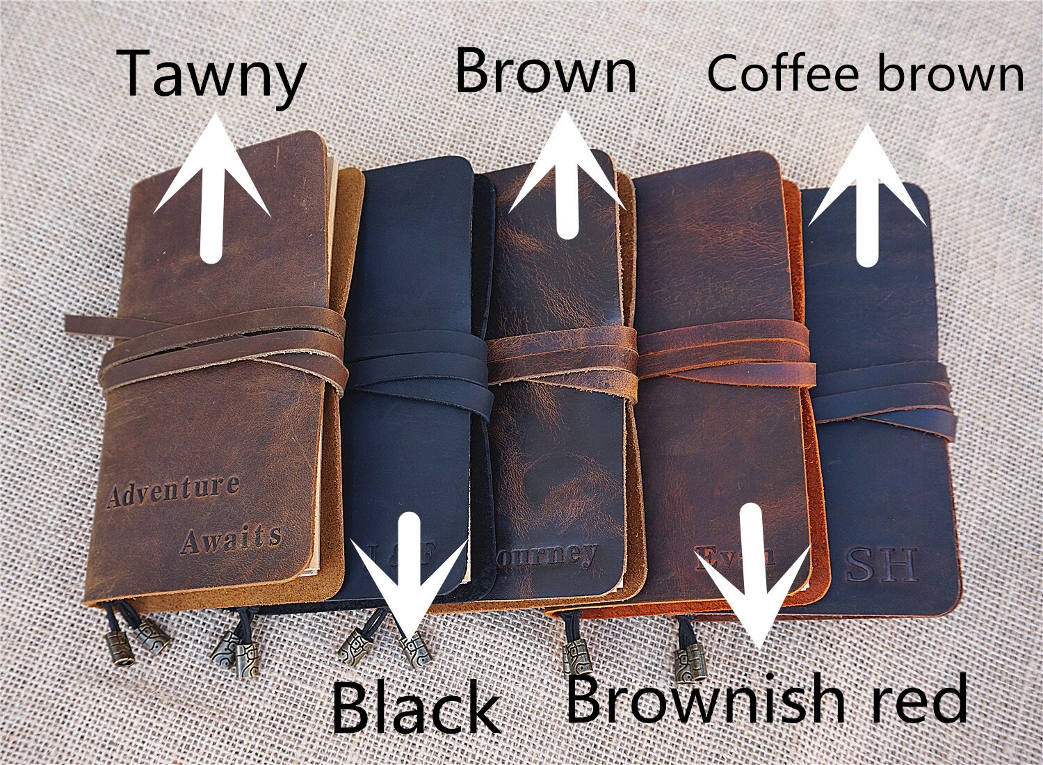 Personalized Travel Journal Custom Leather Bound Journal - Etsy